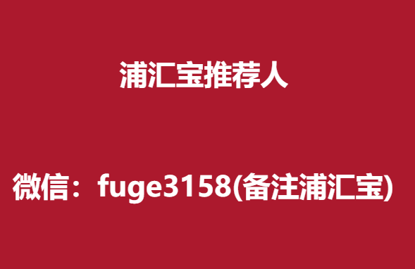浦汇宝推荐人手机号码填什么?