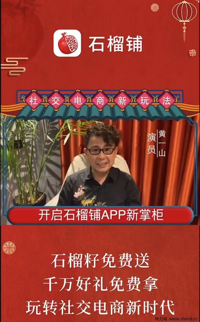 石榴铺社交电商,明星代言,5.6号首码,零撸可,不伤人脉